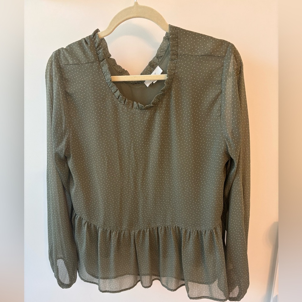Womens Peplum Shirt